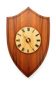 Clock on a shield