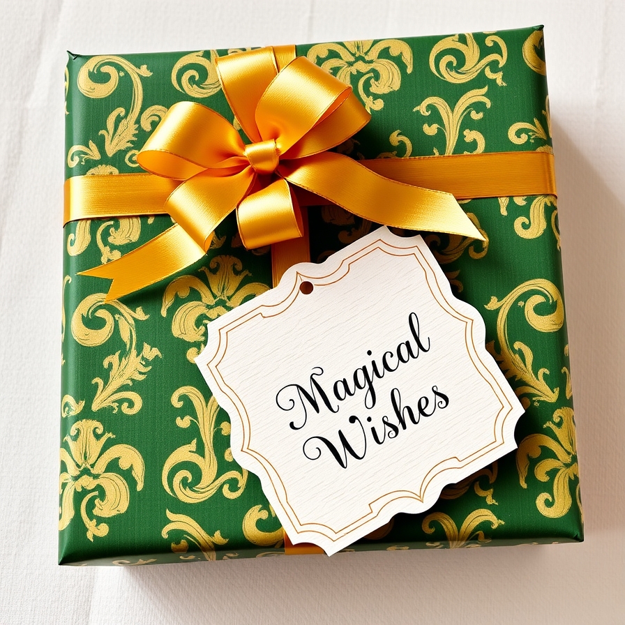 Gift wrapped box