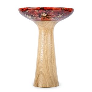 Pine Cone Pedestal Bowl