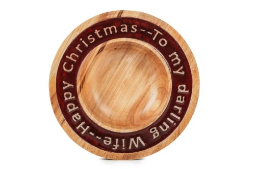 Personalised Wooden Bowl