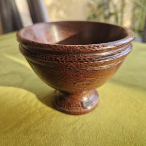 dark nut bowl in American Walnut