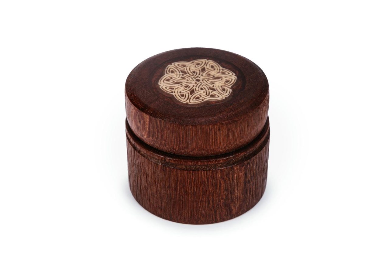 celtyckie drewniane pudełko na pierścionek 1c0fd5ae7959f2b055092fc0a8c2e96e