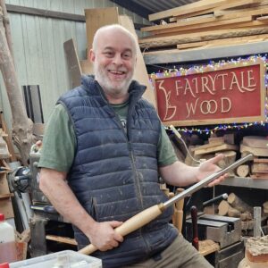 Chris in his workshop