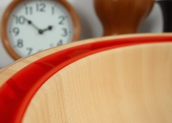 red epoxy rim drying